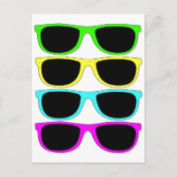 Lunettes de soleil Rgb Fluo vintages
