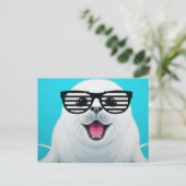 Carte Postale Lunettes de soleil scellées (Debout devant)