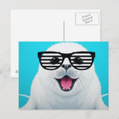 Carte Postale Lunettes de soleil scellées (Devant / Derrière)