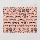 Carte Postale Lunettes de vue rose pâle, Lunettes de vue, Vêteme (Devant)