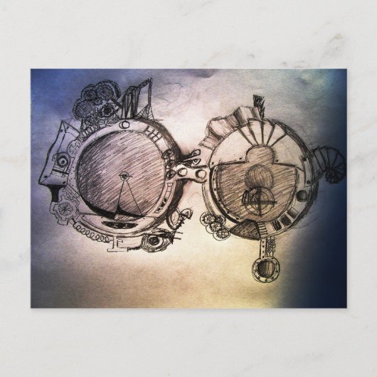 Carte Postale lunettes futures (Devant)