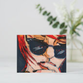 Carte Postale Lunettes Noires (Debout devant)