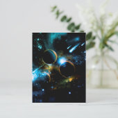 Carte Postale L'univers des planètes (Debout devant)