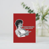 Carte Postale L'Univers si vous riez derrière votre dos (Debout devant)