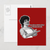 Carte Postale L'Univers si vous riez derrière votre dos (Devant / Derrière)