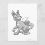 Carte Postale Lupe Silver (Devant)