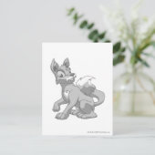 Carte Postale Lupe Silver (Debout devant)