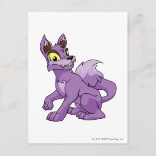 Carte Postale Lupe violet