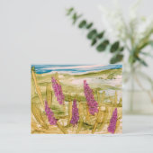 Carte Postale Lupins dans la nature (Debout devant)
