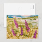 Carte Postale Lupins dans la nature (Devant / Derrière)