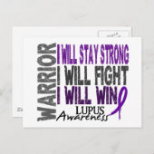 Carte Postale Lupus Warrior (Devant / Derrière)