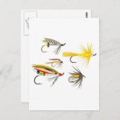 Carte Postale Lures de pêche à la mouche (Devant / Derrière)