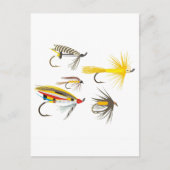 Carte Postale Lures de pêche à la mouche (Devant)