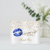 Carte Postale Luscious Lips - Merci (Debout devant)