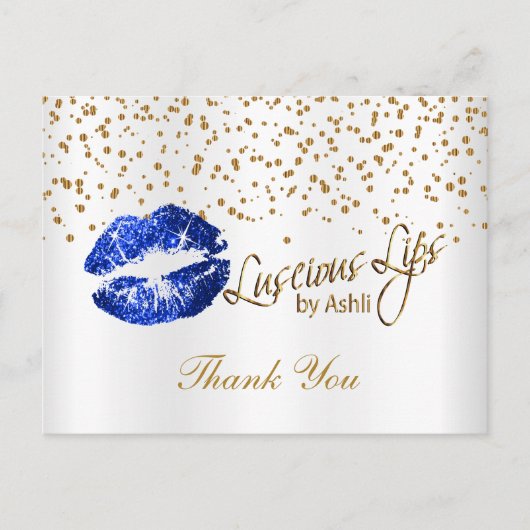 Carte Postale Luscious Lips - Merci (Devant)