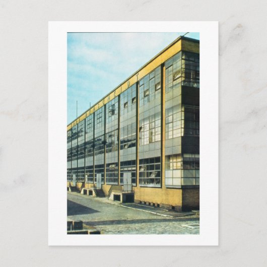 Carte Postale L'usine de chaussures Fagus, conçue par Walter Gro (Devant)
