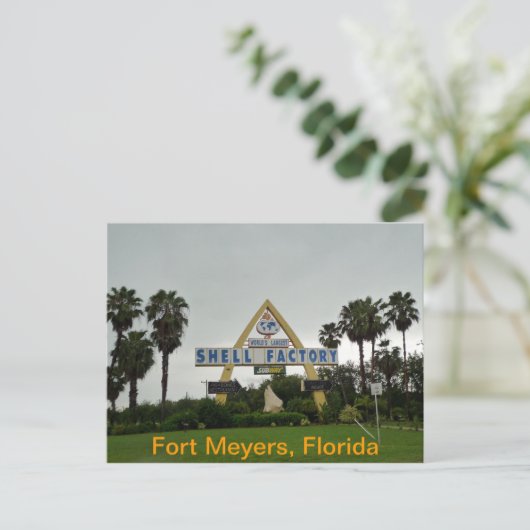 Carte Postale L'usine Shell (Debout devant)