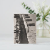 Carte Postale Lusitania arrive New York City 1907 (Debout devant)