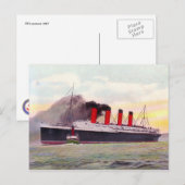 Carte Postale Lusitanie 1907 (Devant / Derrière)