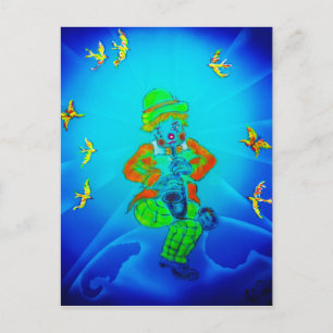 Carte Postale Lustige Welt Clown 2