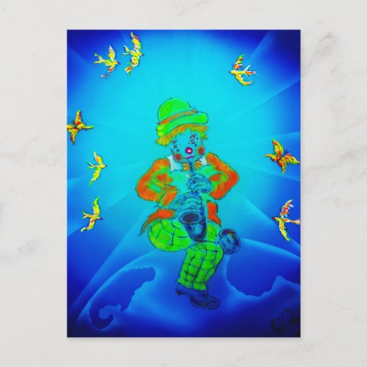 Carte Postale Lustige Welt Clown 2 (Devant)