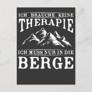 Carte Postale Lustiger Wander Spruch für Bergsteiger