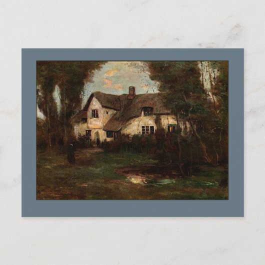 Carte Postale Lustleigh, Devonshire Cottage en Angleterre (Devant)