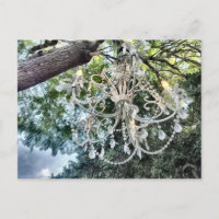 Lustre Chic en cristal blanc