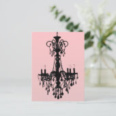 Carte Postale Lustre et rose (Debout devant)