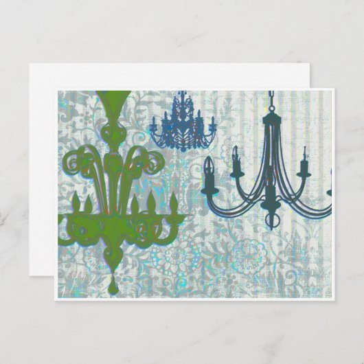 Carte Postale Lustres (Devant / Derrière)