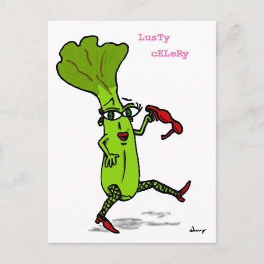 Carte postale Lusty Celery (Devant)