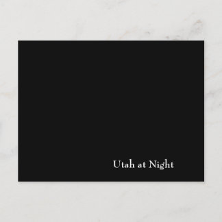 Carte Postale L'Utah la nuit