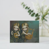 Carte postale "Lute and Lyre" (Debout devant)