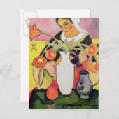 Carte Postale Lute Player, 1910 (Devant / Derrière)