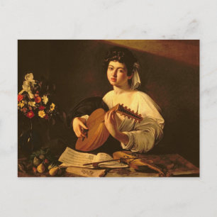 Carte Postale Lute Player, c.1595