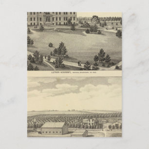 Carte Postale Luther Academy, Nebraska