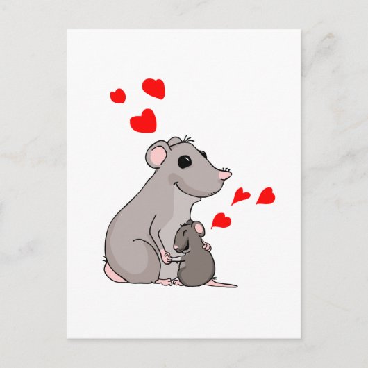 Carte Postale Luther aime sa maman (Devant)