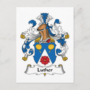 Carte Postale Luther Family Crest
