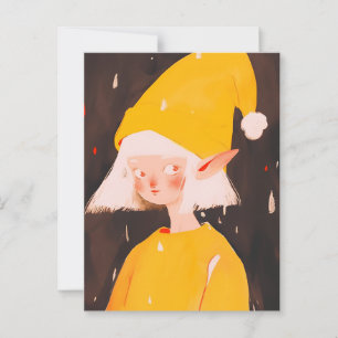 Carte Postale Lutin de Noël