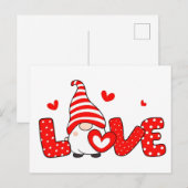 Carte Postale Lutins de la Saint-Valentin (Devant / Derrière)