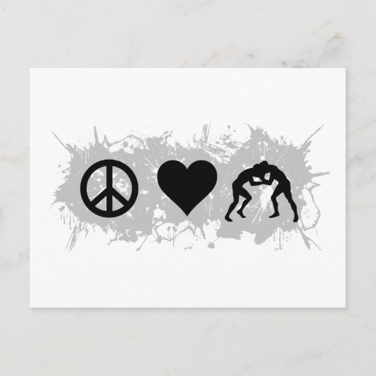 Carte Postale Lutte 1 (Devant)