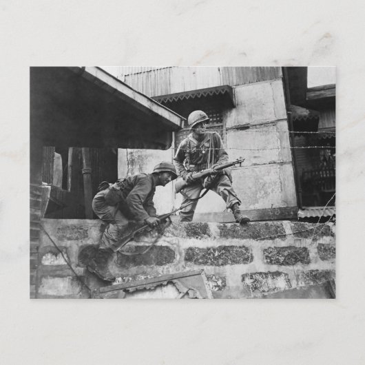 Carte Postale Lutte à Manille (Devant)