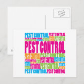 Carte Postale Lutte antiparasitaire colorée (Devant / Derrière)