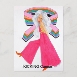 Carte Postale Lutte contre le cancer / cancer Survivant dessin o