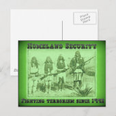 Carte Postale Lutte contre le terrorisme depuis 1492 (Devant / Derrière)