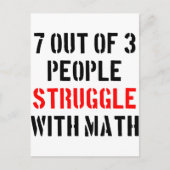 Carte Postale Lutte mathématique (Devant)