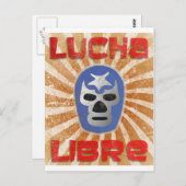 Carte Postale Lutte mexicaine Lucha Libre (Devant / Derrière)