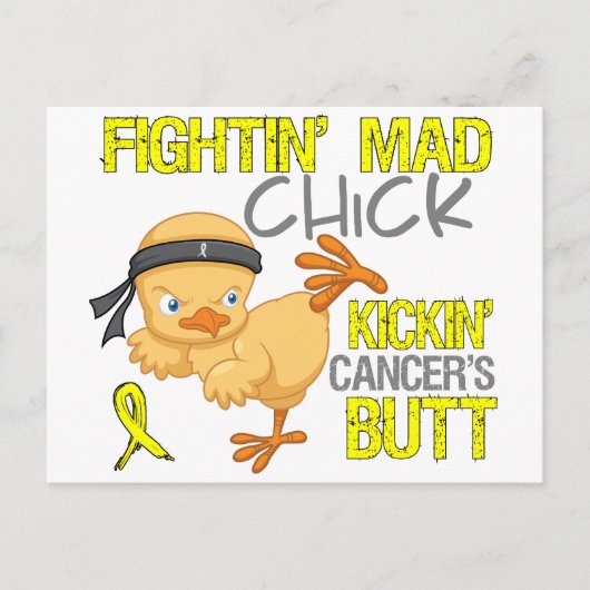 Carte Postale Lutter contre Chick Sarcoma (Devant)