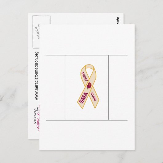 Carte Postale Lutter contre la RAM - Ruban (Devant / Derrière)