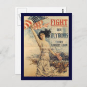 Carte Postale Lutter contre la Seconde Guerre mondiale (Devant / Derrière)